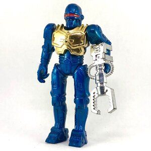 Chap Mei Star Warrior Action Figure Blue Vintage 90s toy 3.75" Armor Claw Weapon